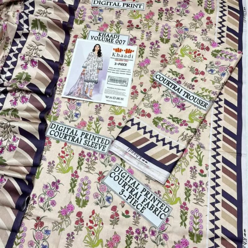 Khaddi Coutrai Printed Suit