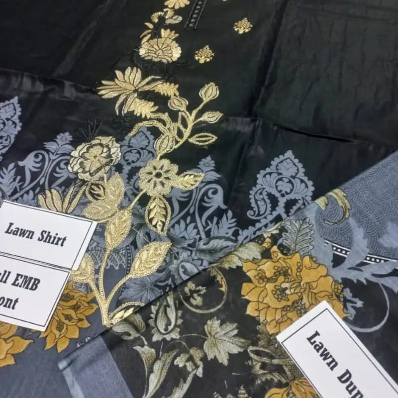 Embroided Lawn Printed Suit