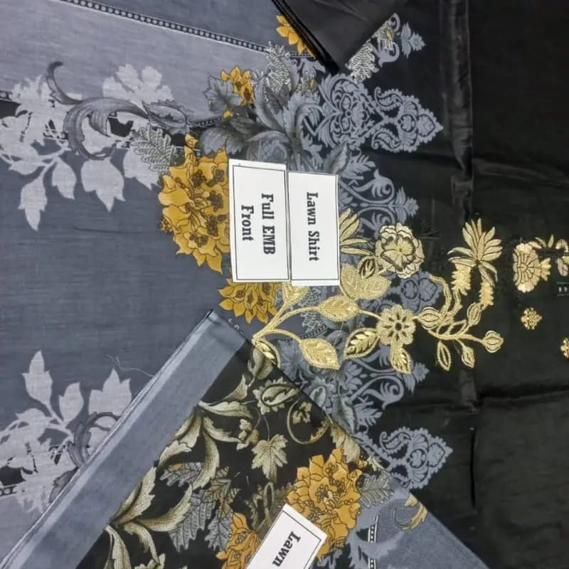 Embroided Lawn Printed Suit