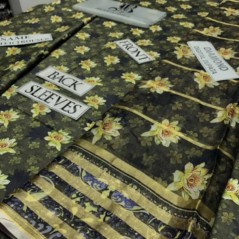 Digital Printed Lawn Suit 3p