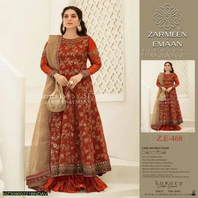 Luxury Full Embroided Lawn Suit