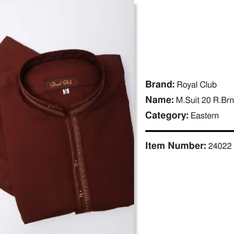 Men Royal Club Stitched Suit