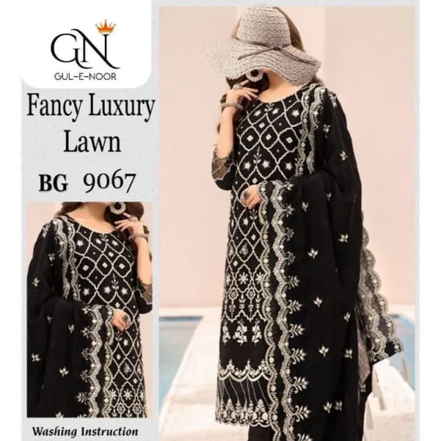 Fancy Embroided Lawn Suit