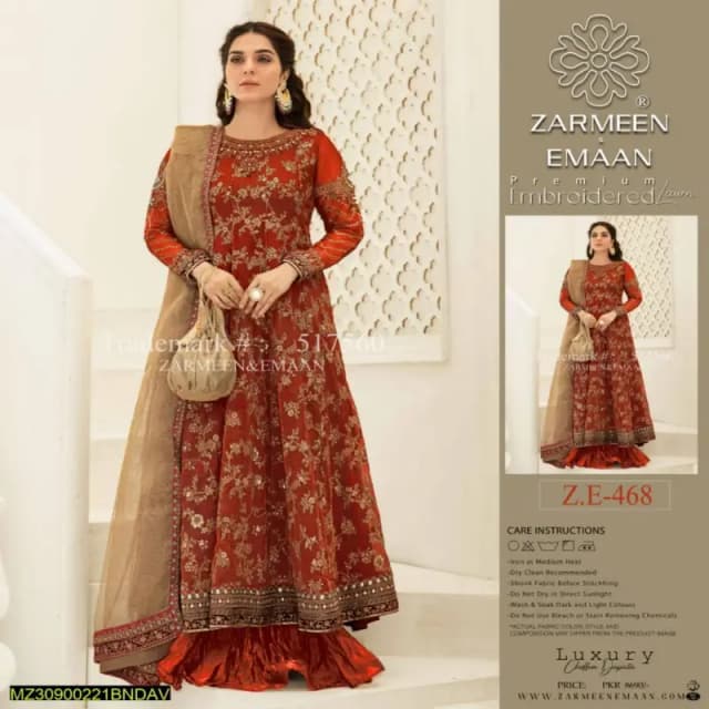 Luxury Full Embroided Lawn Suit